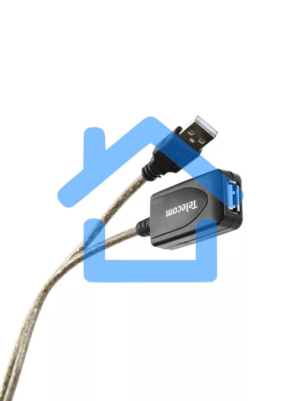 Кабель USB2.0-repeater, удлинительный активный <Am-->Af> 10м, Telecom <TUS7049-10M>