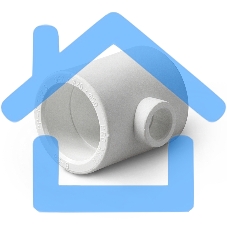 Тройник переходной 32 х 20 х 25 полипропиленовый PPR белый PRO AQUA