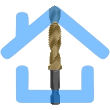 Сверло-метчик Denzel М10 х 1,25 мм, Р6М5