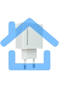 Зарядное устройство MORE CHOICE (4610196408632) NC60 1USB-C 3.0A PD 20W быстрая зарядка белый