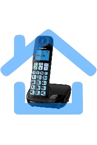 Телефон беспроводной (DECT) Panasonic KX-TGE110UCB черный