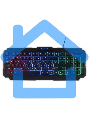 Клавиатура проводная Oklick 757G HW2, USB, черный