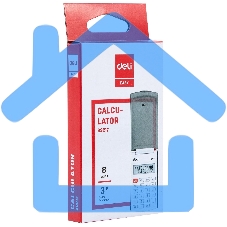 Калькулятор карманный Deli E39217/BLUE синий 8-разр.