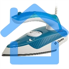 Утюг DELTA DL-430Т белый с синим