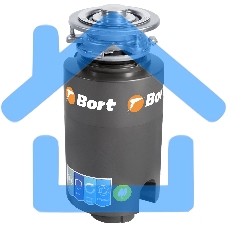 Измельчитель пищевых отходов Bort TITAN 4000 390 Вт; 4,2 кг/мин; 2800 об/мин; 1200 мл; Металл ; набор аксессуаров 4 шт [91275769] 91275769