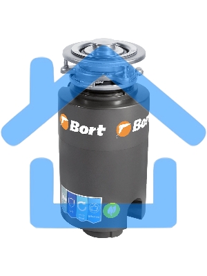 Измельчитель пищевых отходов Bort TITAN 4000 390 Вт; 4,2 кг/мин; 2800 об/мин; 1200 мл; Металл ; набор аксессуаров 4 шт [91275769] 91275769