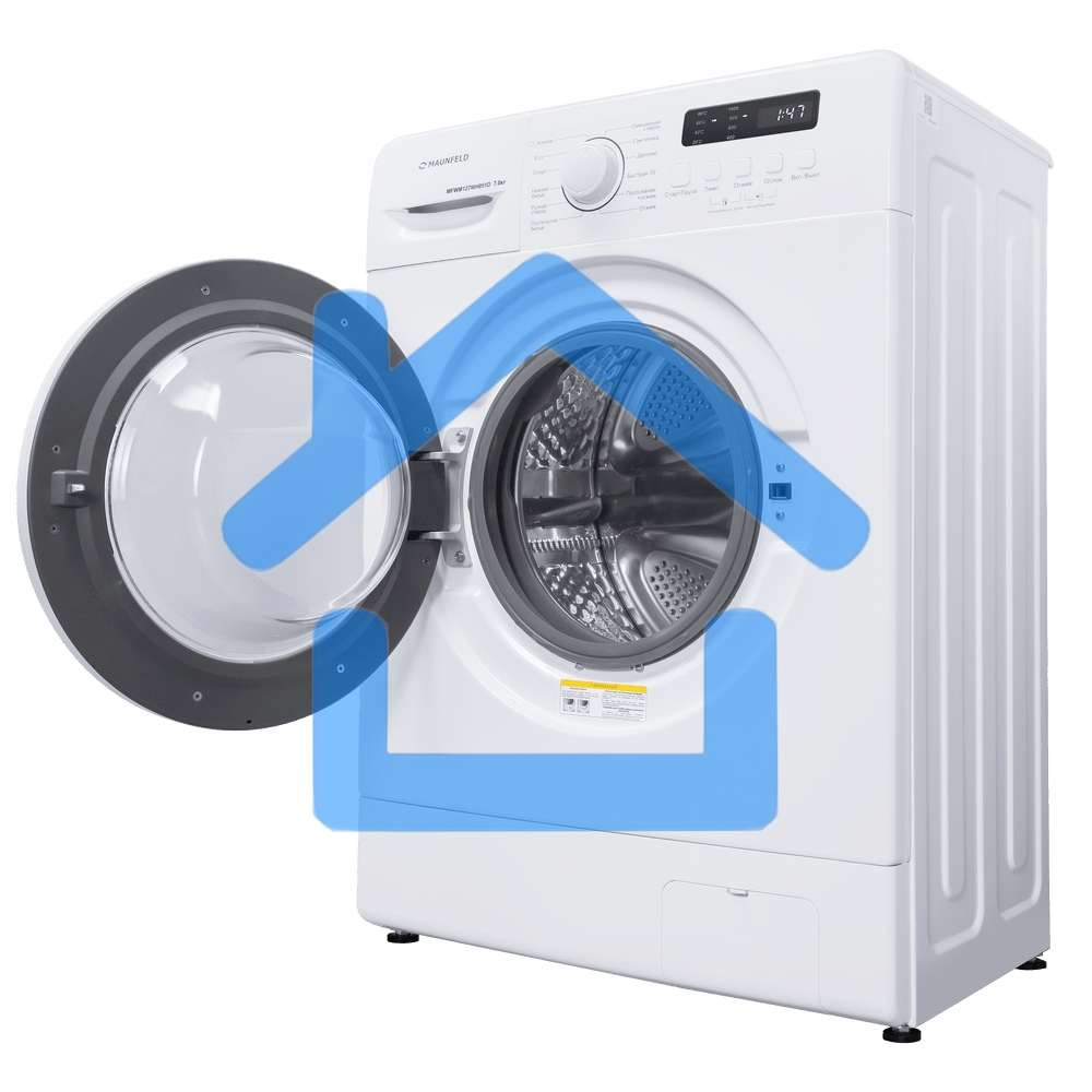 Стиральная машина Maunfeld MFWM127WH051D белый, загрузка фронтальная 7 кг, 1200 об/мин., класс: А+++