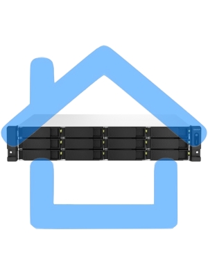 Сетевой RAID-накопитель QNAP TS-1264U-RP-8G