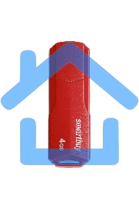 Флешка USB Smartbuy R/W 4 Gb,CLUE Red (SB4 GbCLU-R)