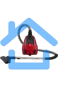 Пылесос Starwind SCV2550 красный, 400/2500 Вт, уборка сухая, пылесборник контейнер, 3 л