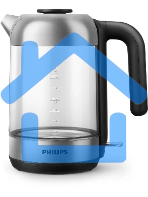 Чайник электрический Philips HD9339/80 1.7л. 2200Вт прозрачный (корпус: стекло)