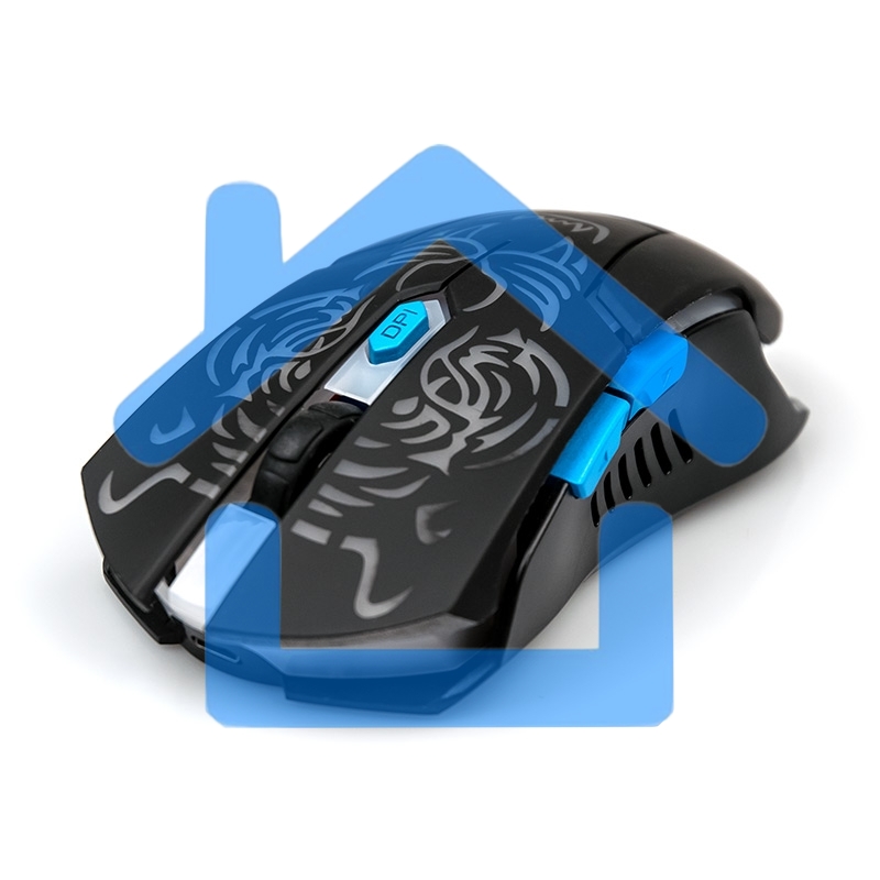 Мышь беспроводная Dialog Gan-Kata MRGK-12UR черный, 1600 dpi, радиоканал, USB, кнопки - 6