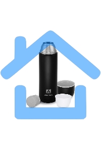 Термос АРКТИКА 105-1200-BKT 1.2 л, черный текстурный