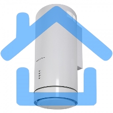 Вытяжка каминная Zigmund & Shtain K 013.4 W белый, 38 см, 1200 куб. м/ч, 74 дБ