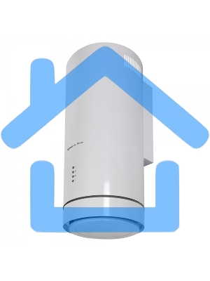 Вытяжка каминная Zigmund & Shtain K 013.4 W белый, 38 см, 1200 куб. м/ч, 74 дБ