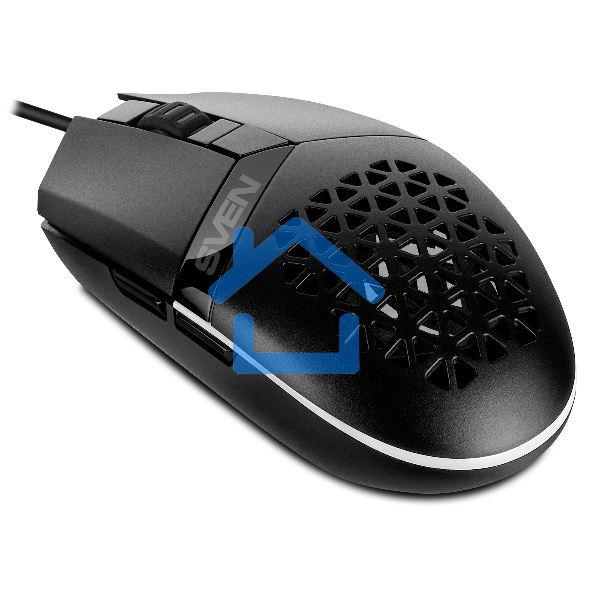 Мышь проводная SVEN RX-G735 черный, 4000 dpi, USB, кнопки - 6