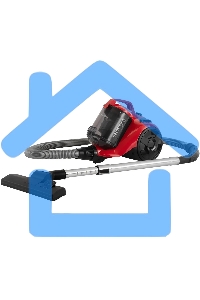 Пылесос Starwind SCV2550 красный, 400/2500 Вт, уборка сухая, пылесборник контейнер, 3 л