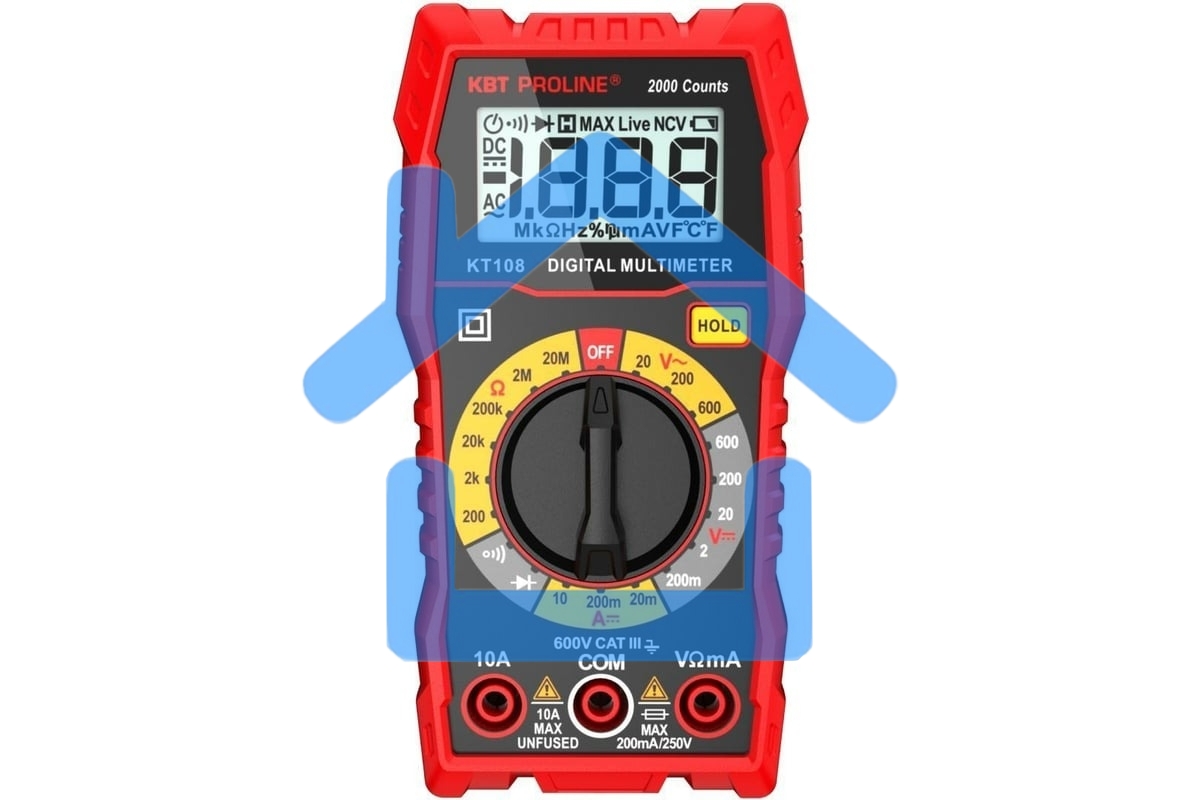 Мультиметр цифровой с True RMS KT 108 PROLINE