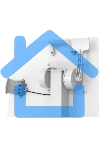 Стол для ноутбука Cactus VM-FDS109 столешница МДФ белый 73x50x108см (CS-FDS109WWT)