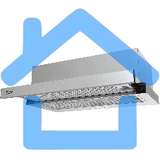 Вытяжка телескопическая Beko BHNT613R4CX серебристый, 60 см, 320 куб. м/ч, 61 дБ