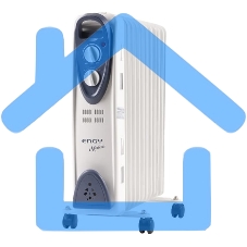 Обогреватель масляный ENGY EN-2211 Modern (11 секций) белый, 2500 Вт, 25 м2, термостат