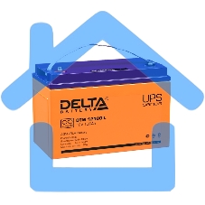 Батарея Delta DTM 12100 L 12В 100А·ч