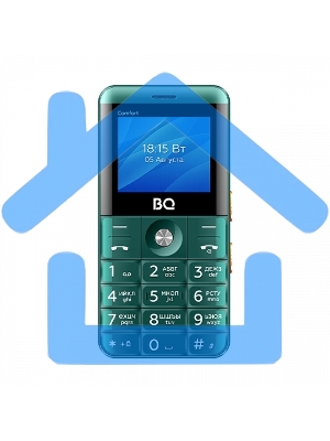 Мобильный телефон BQ 2006 Comfort зеленый/черный