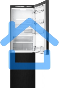 Холодильник Atlant ХМ-4624-151 черный металлик двухкамерный 228/119л морозилка снизу