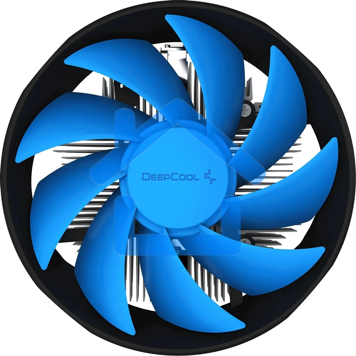 Кулер для процессора DEEPCOOL ARCHER BIGPRO V2 черный/синий, 120 мм, алюминий/медь, 2000 об/мин, 29.7 дБ, 4 pin, 125 Вт, 70 мм