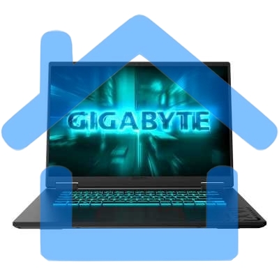Ноутбук Gigabyte Gaming A16 GA63H черный AMD Ryzen AI 7 260/16Gb/SSD1Tb/16