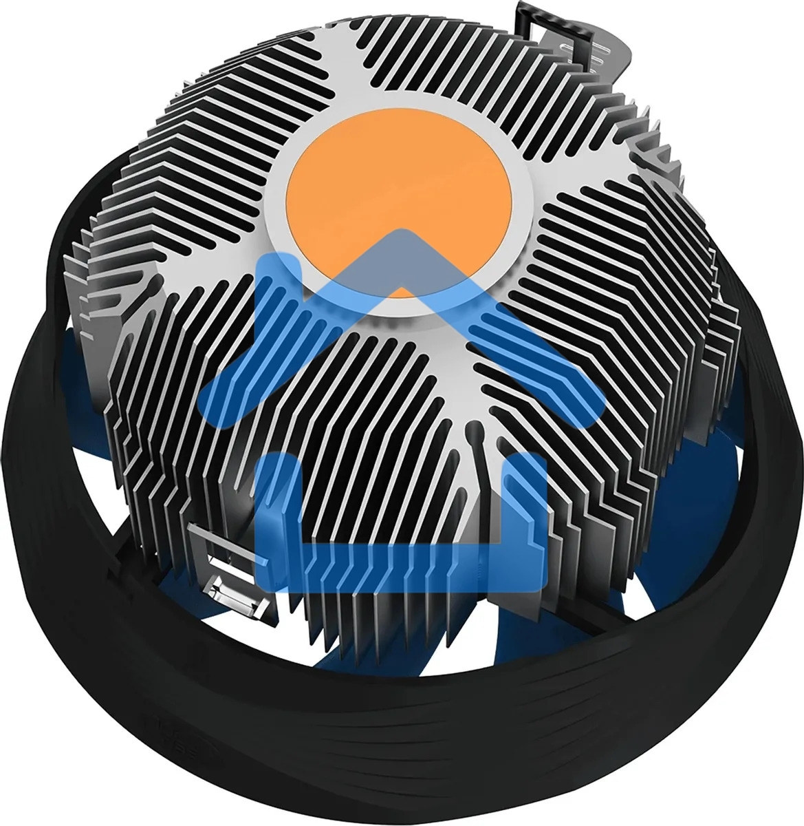 Кулер для процессора DEEPCOOL ARCHER BIGPRO V2 черный/синий, 120 мм, алюминий/медь, 2000 об/мин, 29.7 дБ, 4 pin, 125 Вт, 70 мм