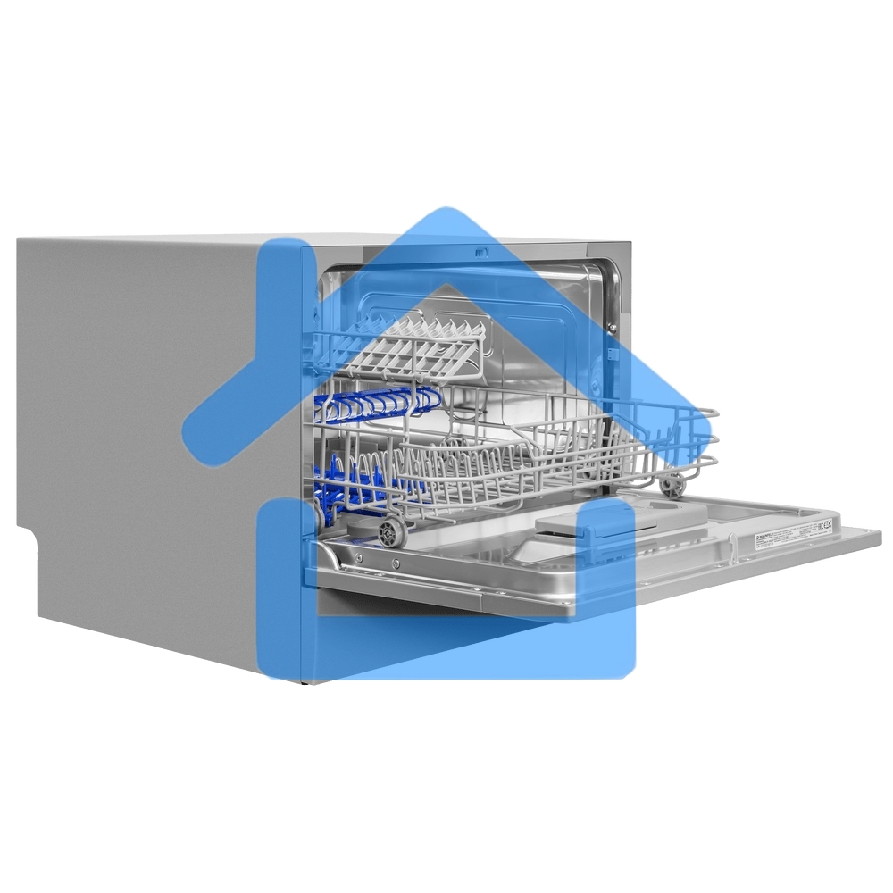 Посудомоечная машина Maunfeld MLP-06DS, серый, 55 см, 6 компл., 49 дБ, класс A+