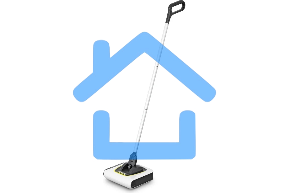 Пылесос-электровеник Karcher KB 5 белый, питание от аккумулятора, 20 Вт, уборка сухая, пылесборник 0.37 л, работа от АКБ max 30 мин