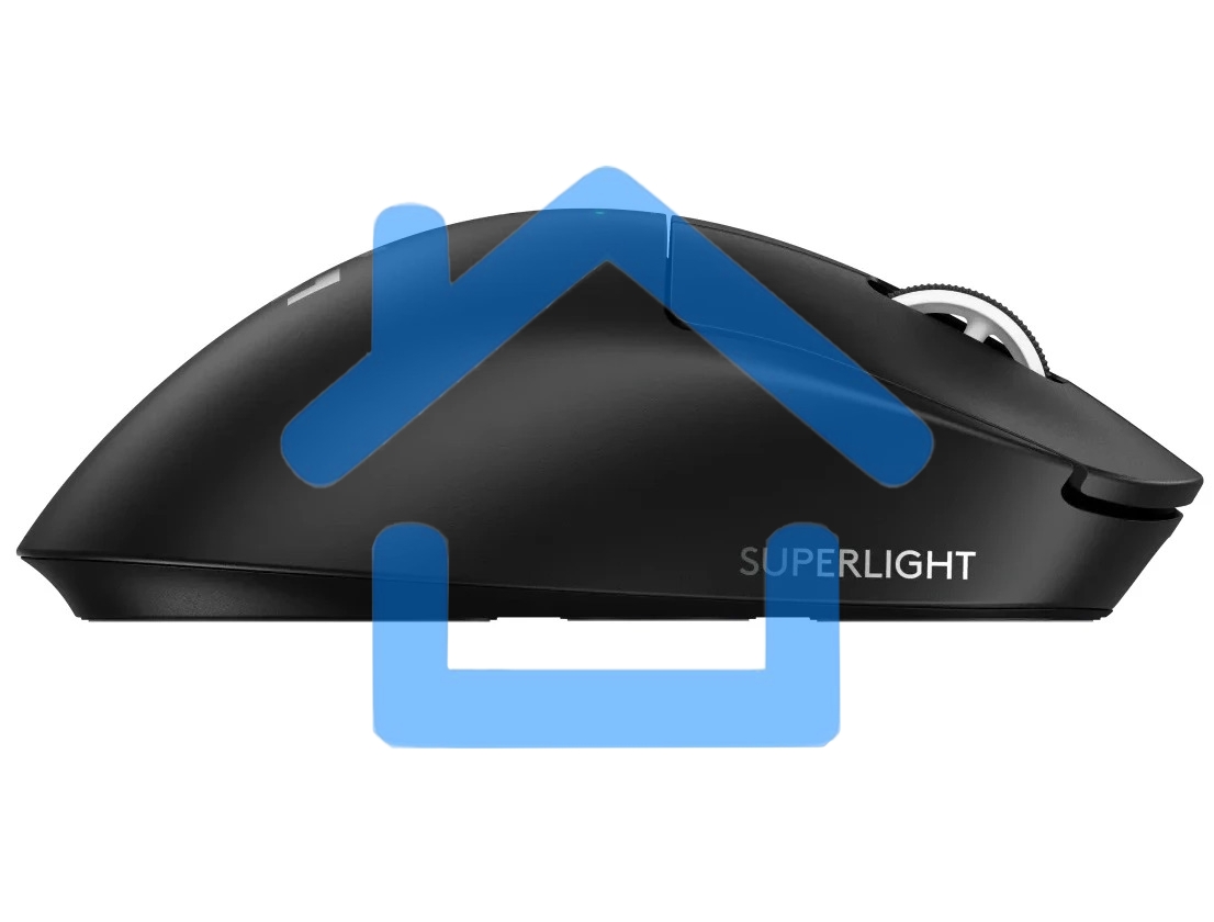 Мышь беспроводная Logitech G PRO Х Superlight 2 DEX черный, 44000 dpi, радиоканал, USB, кнопки - 5