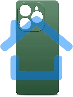 Чехол (клип-кейс) BoraSCO для Tecno Spark 20/20C/Go 2024/Pop 8 Microfiber Case зеленый опал