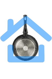 Сковорода LARA LR01-45-30 CARBON 30 см, 3-слойное покрытие 