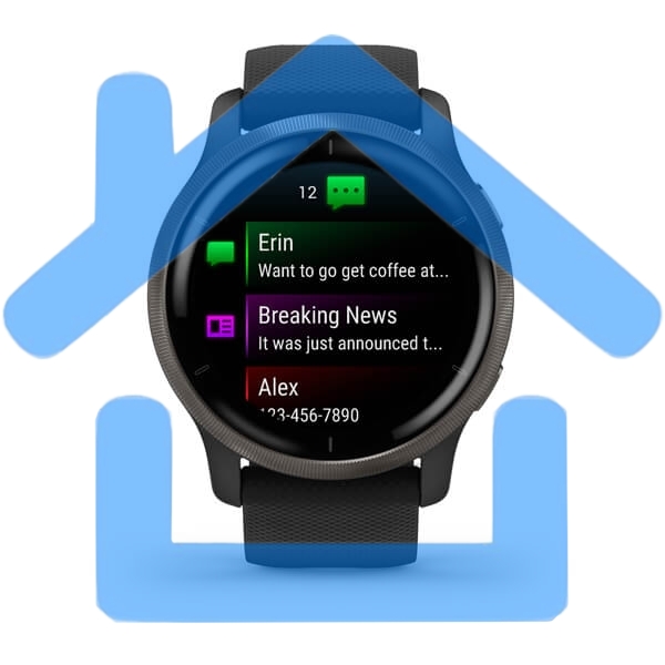 Смарт-часы Garmin Venu 2 AMOLED корп.черный рем.черный (010-02430-11)