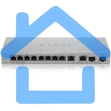 Коммутатор Zyxel XGS1210-12-ZZ0102F 8x1Gbит/с 2x2.5Gbит/с 2SFP+ управляемый