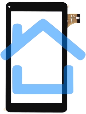 Сенсорное стекло (тачскрин) TPT-070-346 FHX, черное