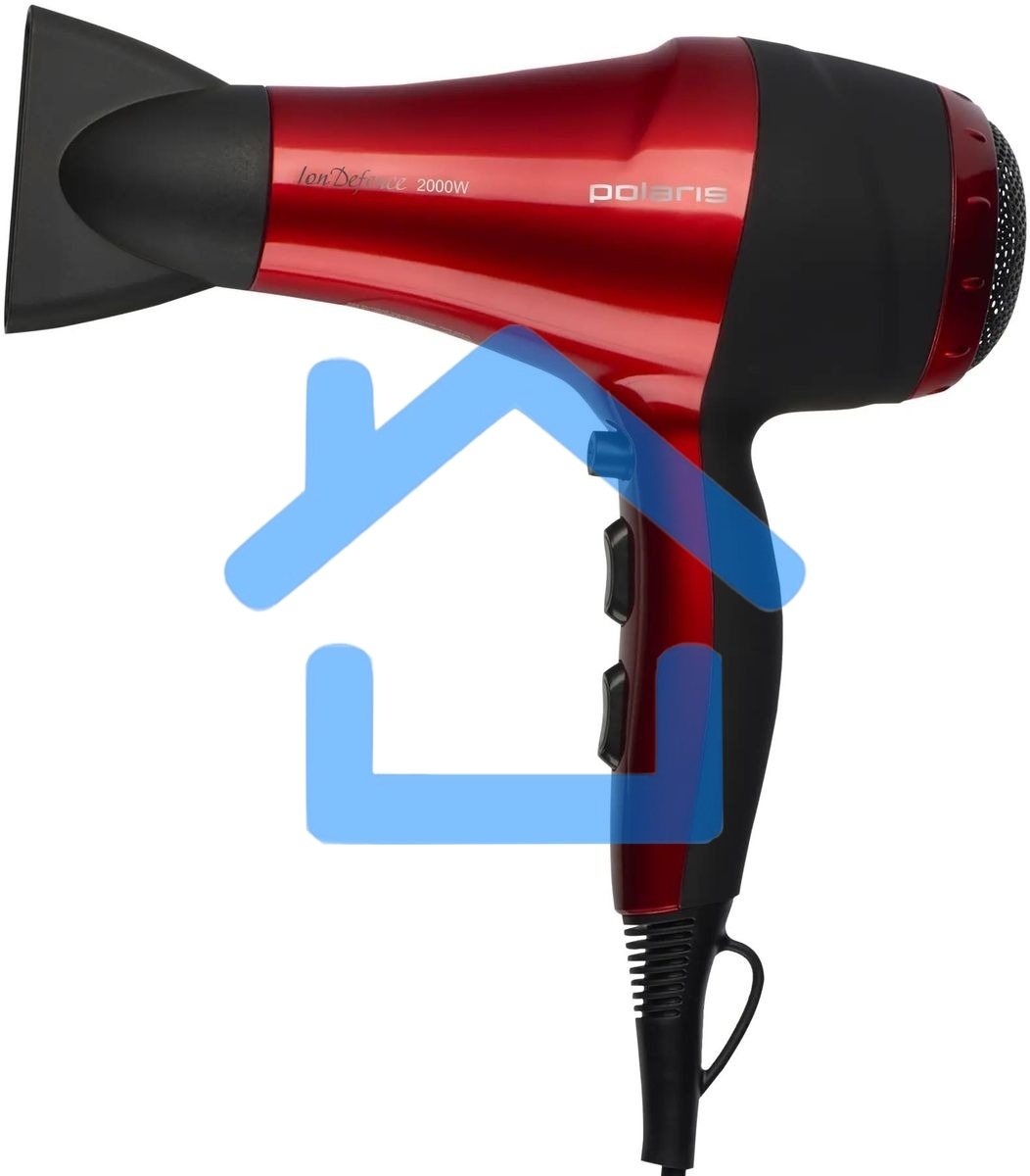 Фен Polaris PHD 2077i 2000Вт красный/черный