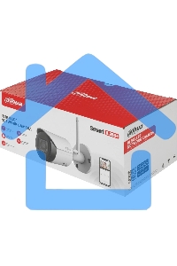 Камера видеонаблюдения IP Dahua DH-IPC-HFW1430DSP-SAW-0360B Wi-Fi 2.8-3.6мм цв. корп.:белый/черный