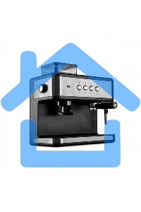 Кофейная станция BQ CM1003 сталь/черный, исп. кофе - зерновой/молотый, 1.5 л, 1150 Вт. 15 бар