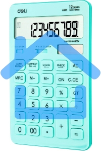 Калькулятор настольный Deli Touch EM01531 голубой 12-разр.