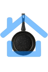 Сковорода LARA LR01-45-30 CARBON 30 см, 3-слойное покрытие 