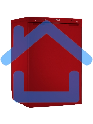 Морозильная камера Pozis FV-108, рубиновый, 91л, 3 ящика