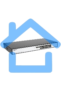 Неуправляемый PoE-коммутатор ORIGO OS1218P/190W/A1A 16x100Base-TX PoE+, 2x1000Base-T, PoE-бюджет 190 Вт, корпус металл