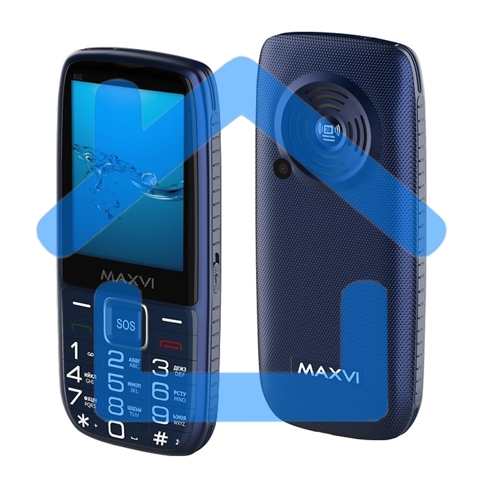 Мобильный телефон Maxvi B32 blue