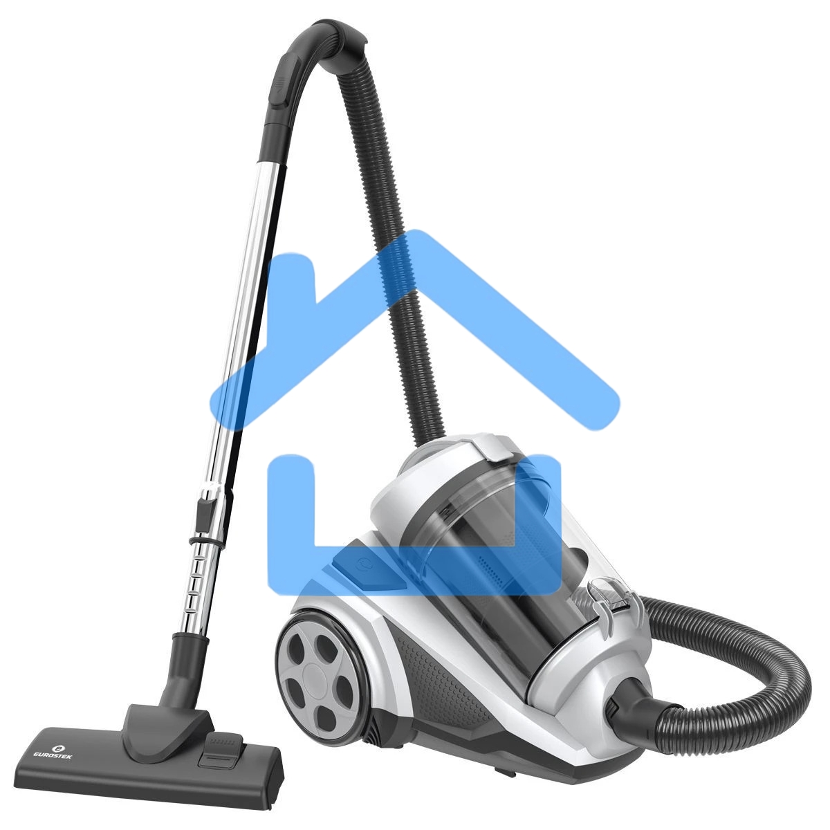 Пылесос Eurostek EVC-3009 белый, 420/2800 Вт, уборка сухая, пылесборник контейнер 3 л