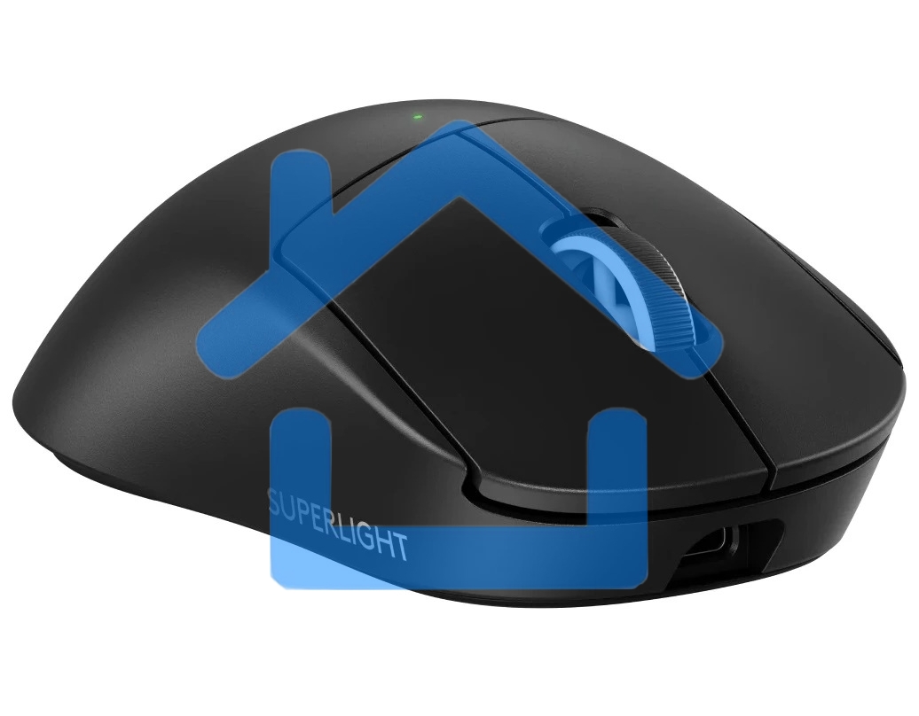 Мышь беспроводная Logitech G PRO Х Superlight 2 DEX черный, 44000 dpi, радиоканал, USB, кнопки - 5