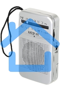 Радиоприемник Сигнал Эфир-01, серебристый